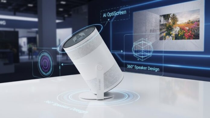 Samsung presenterar The Freestyle+ inför CES 2026: En smartare bärbar AI-skärm