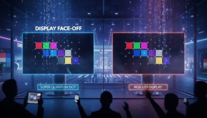 Kvantprickar utklassar RGB LED i tekniktest för framtidens TV-apparater