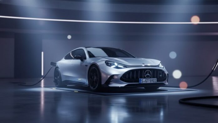 Mercedes-AMG utmanar Porsche: Elektriska GT 4-Door levererar 1 153 hästkrafter